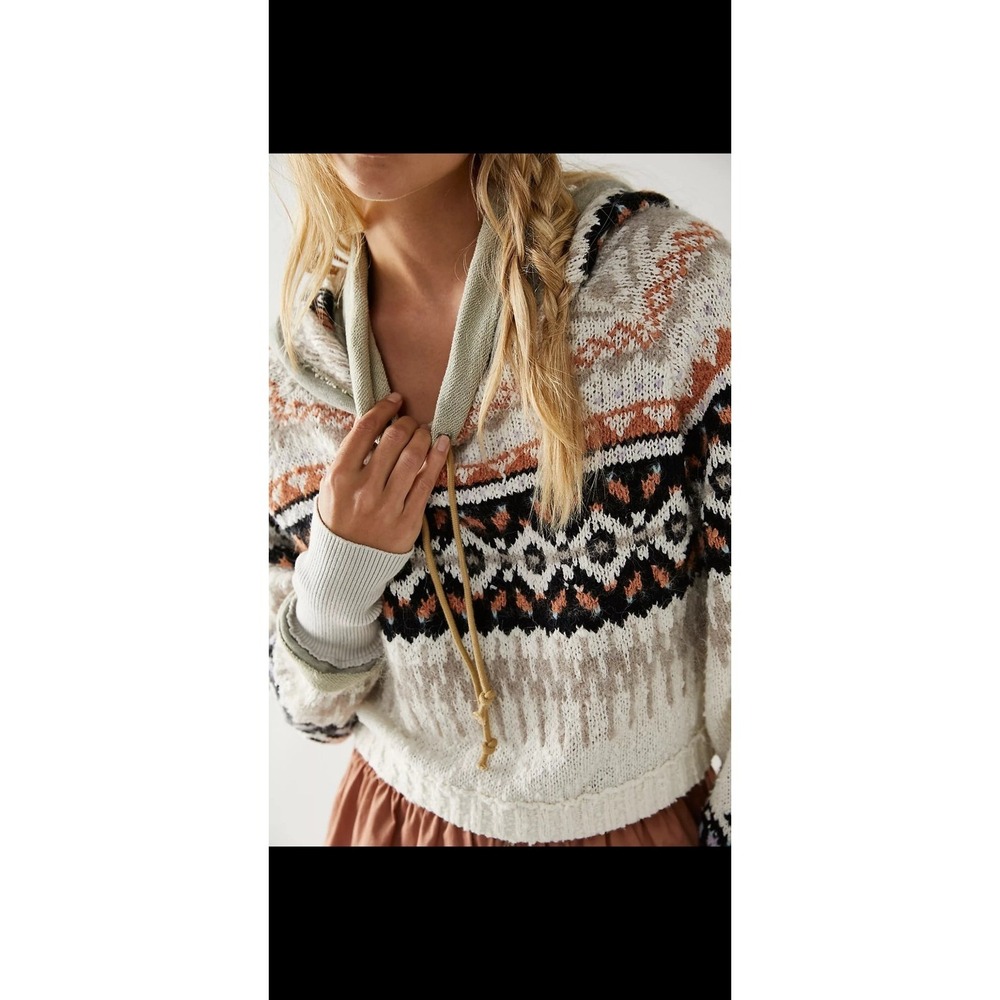 Free People Inverness Hoodie Sweater small